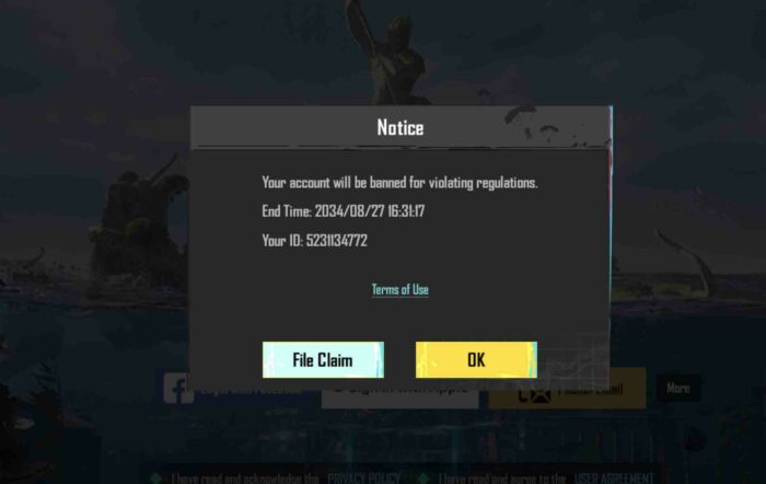 Akun PUBG Mobile Kena Ban