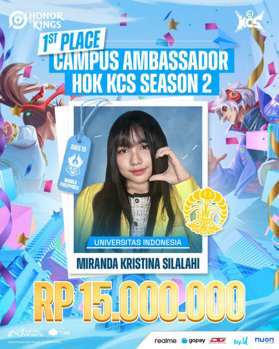 Campus Ambassador Honor of King