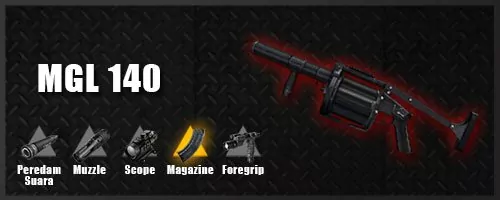 Grenade Launcher MGL 140 Free Fire FF