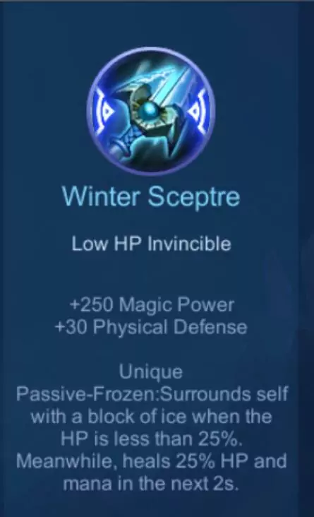 Penjelasan item winter truncheon sceptre