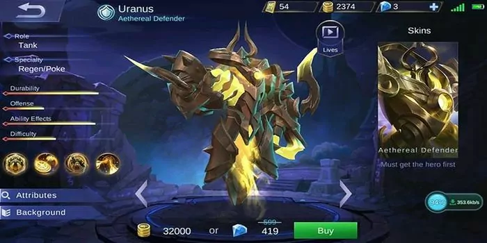 Inilah hero-hero counter dari Uranus