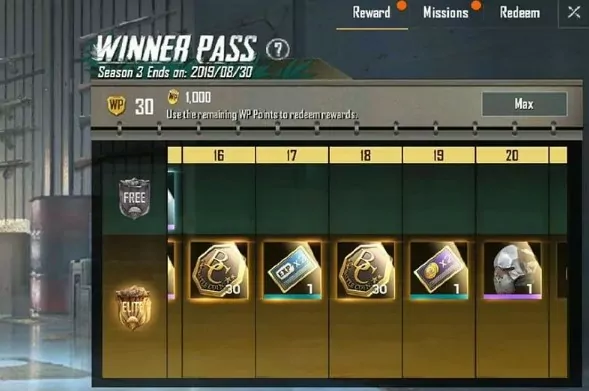 Winner Pass PUBG Mobile Lite