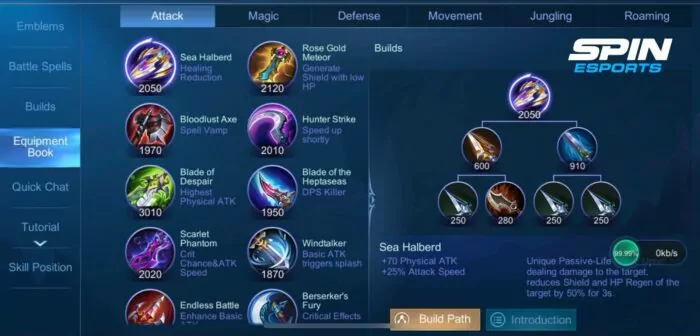 Penjelasan tersimpel untuk item mobile legends dan fungsinya terupdate mlbb