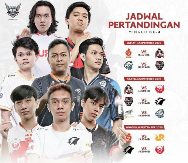 Jadwal MPL ID Season 6 Week 4