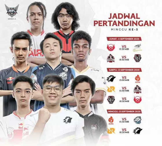 Jadwal MPL ID Season 6 Week 5 Day 2