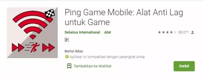 Aplikasi anti lag Mobile Legends