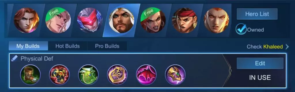 Physical Defense Build Khaleed Tank