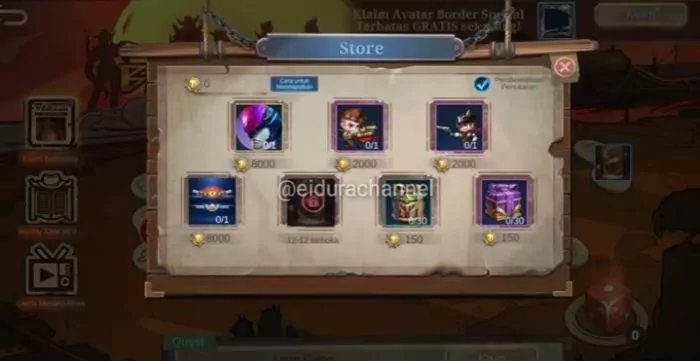 event terbaru blazing west ml