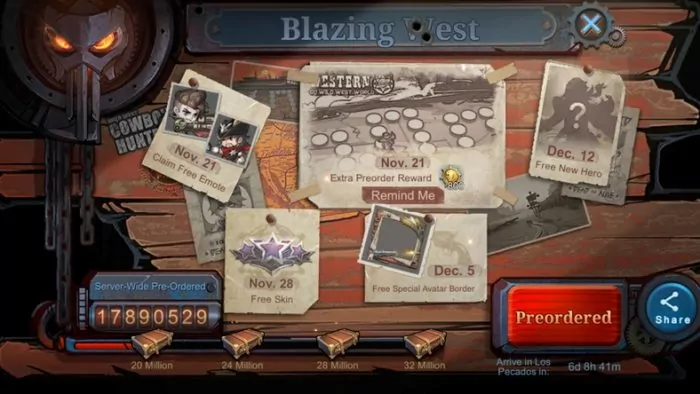 event terbaru blazing west ml