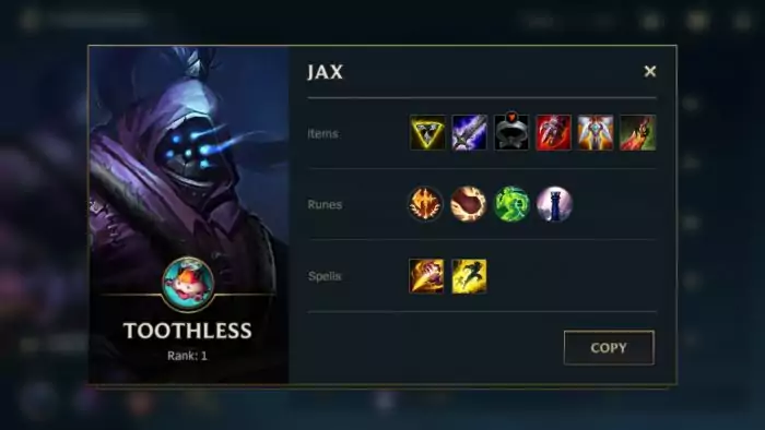 build terbaik Jax