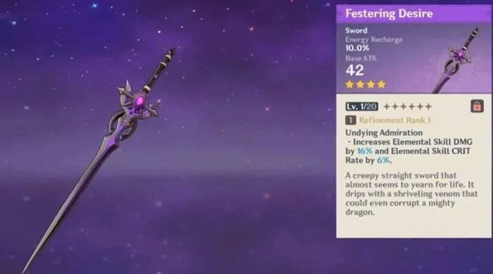 New Weapon Festering Desire 1