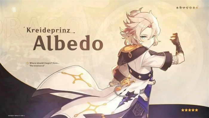 Genshin Impact Albedo