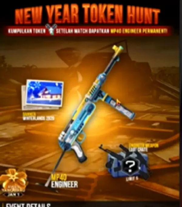 Skin MP40 Engineer FF