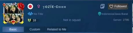 nickname mobile legends ml