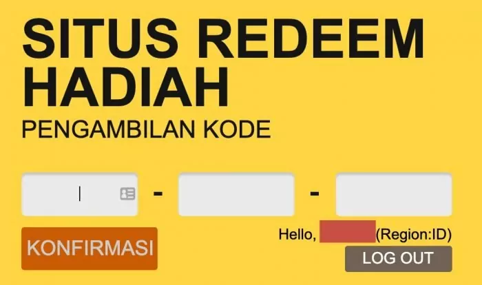 cara redeem code free fire (FF)