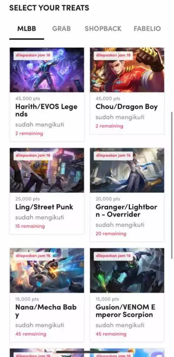 segera tukar skin