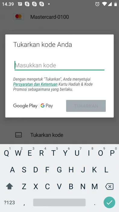 Cara Redeem Google Play