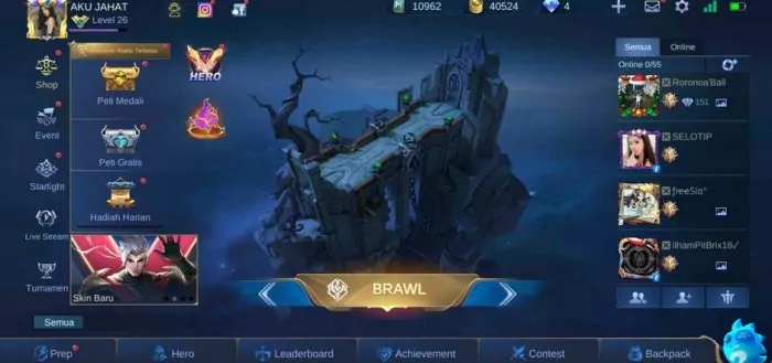 Fitur auto emote mobile legends ml