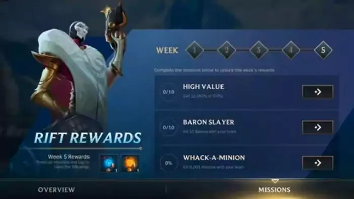 Week 5 Event Reward Rift LoL Wild Rift