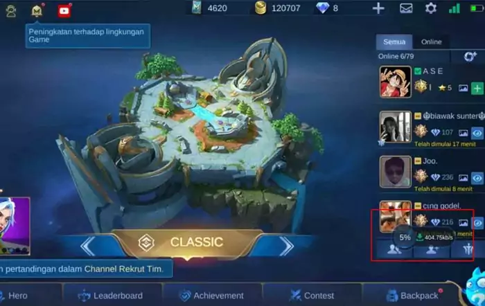 Download data mobile legends cepat