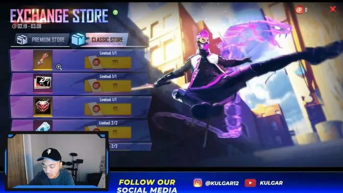 Daftar Event Project Cobra FF