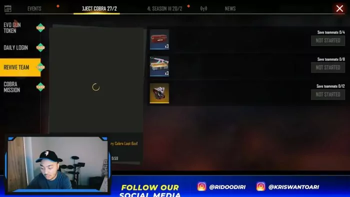 Daftar Event Project Cobra FF