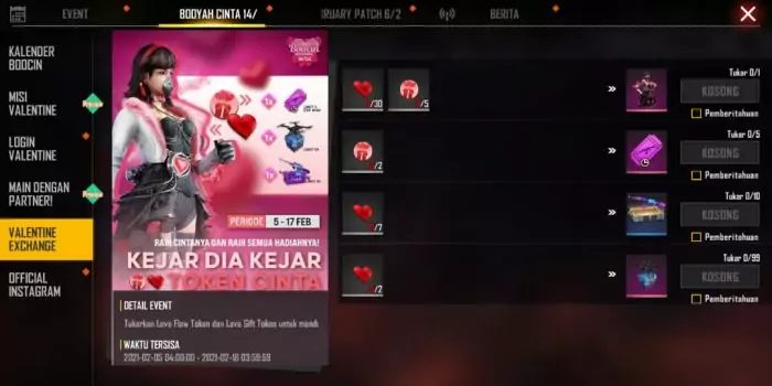 Event Boocin Free Fire FF