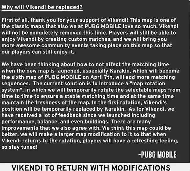 Vikendi PUBG Mobile