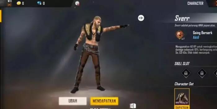 Karakter FF belum Rilis