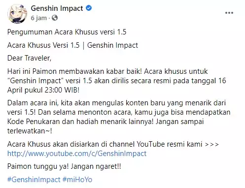 FB GenshinImpact