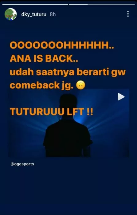 Tuturu comeback