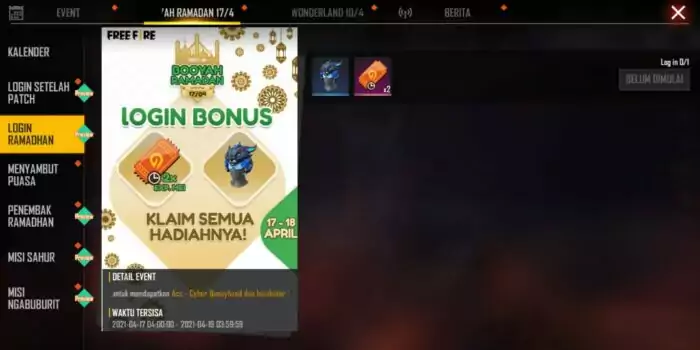 Cyber Bunnyhead Booyah Ramadan FF