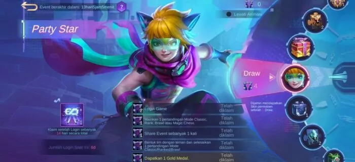 Skin gratis mobile legends