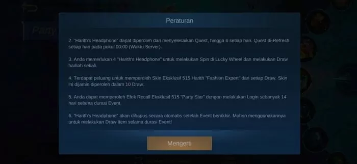 Skin gratis mobile legends
