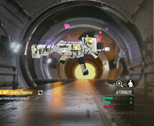 UMP Zebra Papercuts Free Fire