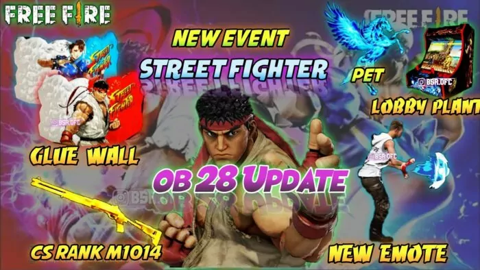 Free Fire FF x Street Fighter