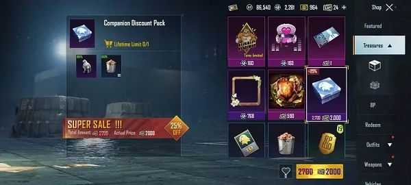Falcon Pack PUBG Mobile
