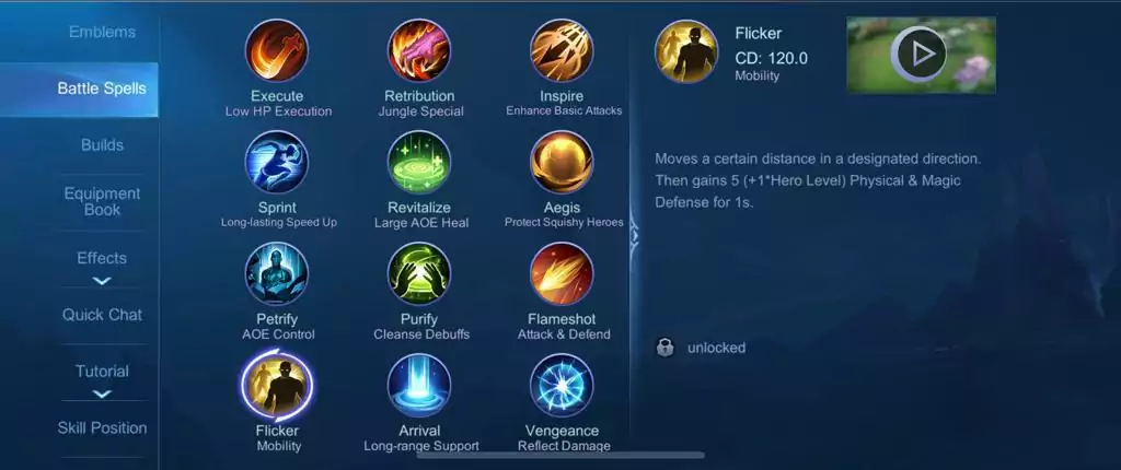 battle spell terbaik untuk hero x borg ml