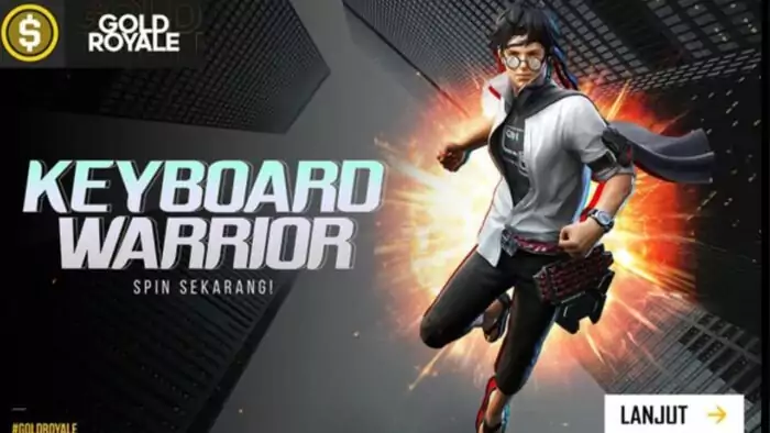 Bundle Keyboard Warrior Gold Royale FF