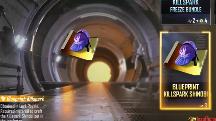 blueprint killspark shinobi bonus top up FF