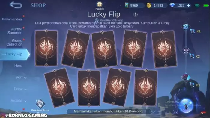 Lucky Flip Mobile Legends