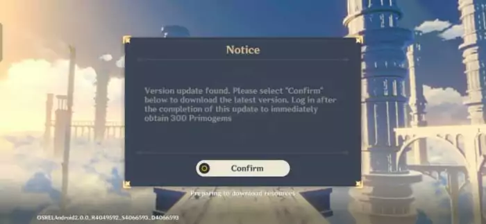 genshin Impact Maintenance