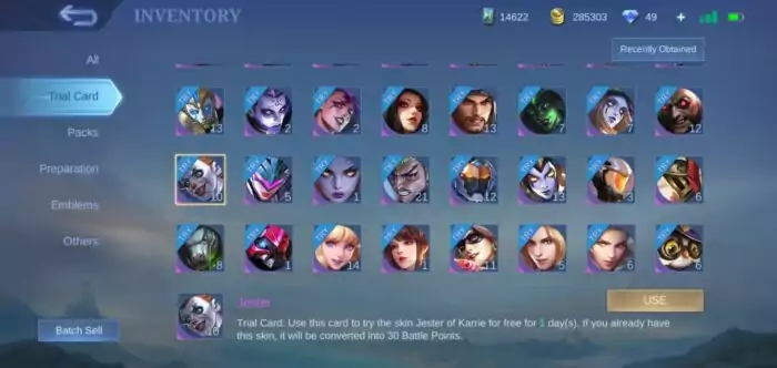 Skin Special MLBB