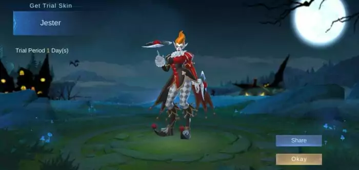 Skin Trial MLBB