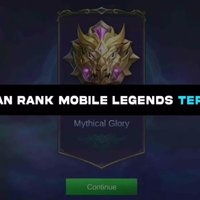 urutan pangkat rank mobile legends