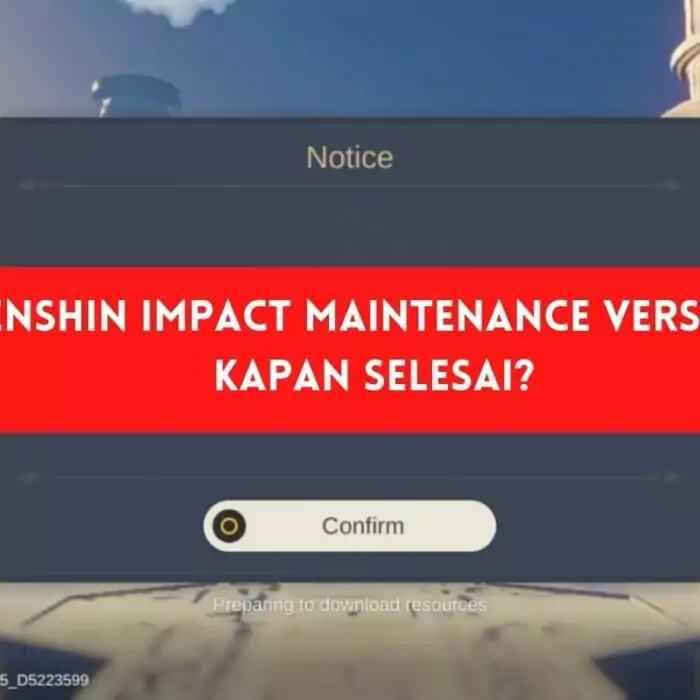 Maintenance Genshin Impact 2.4