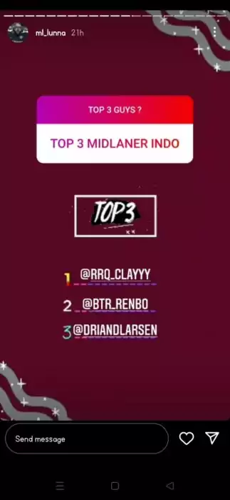 Top 3 Midlaner Indonesia