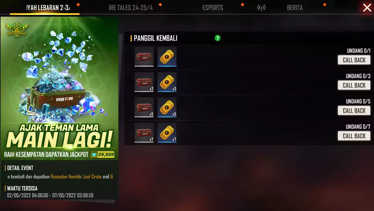Diamond Gratis FF 29.999 Tanpa APK