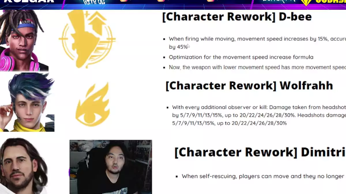 Karakter FF Rework Update OB34