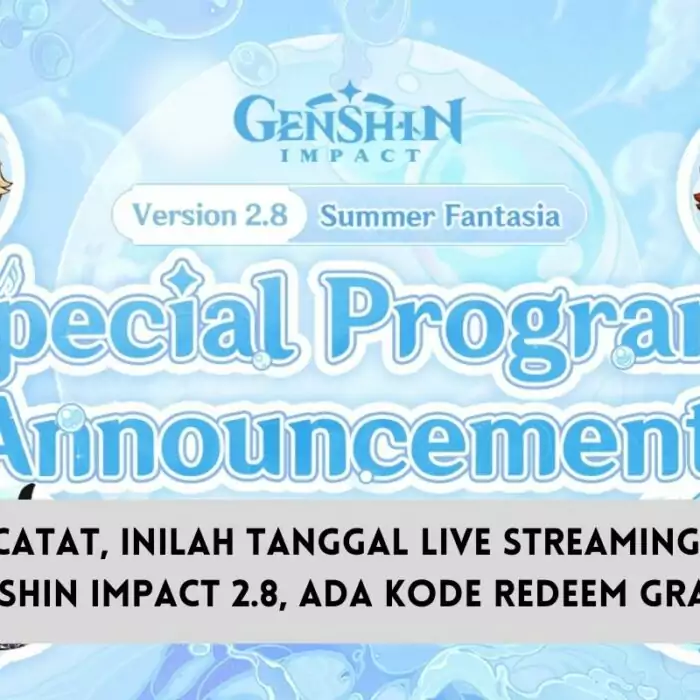 Live Streaming 2.8 Genshin Impact
